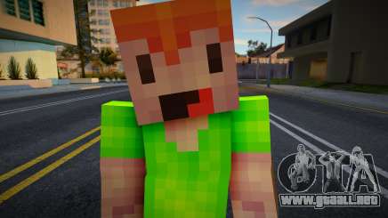 Steve Body Skin v124 para GTA San Andreas