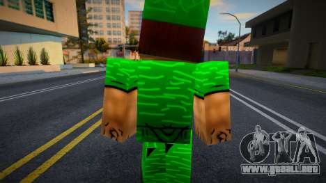 Minecraft Skin HD v15 para GTA San Andreas