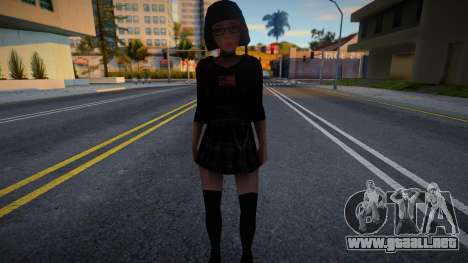 Chica con armadura corporal para GTA San Andreas