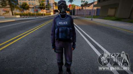 SWAT en una máscara de gas para GTA San Andreas