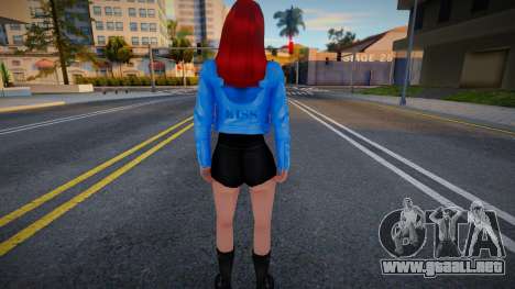 Chica con chaqueta para GTA San Andreas