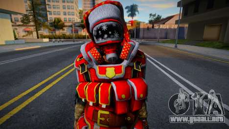 War Face New year Skin v3 para GTA San Andreas