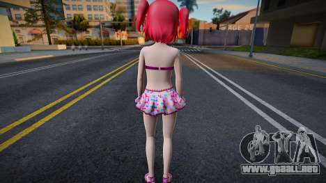 Ruby Swimsuit para GTA San Andreas