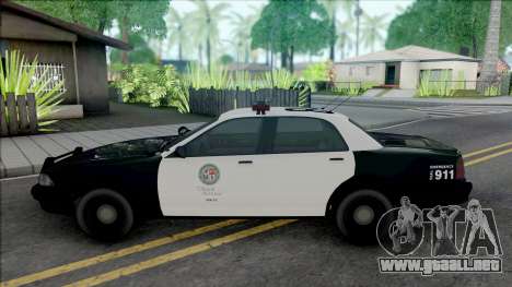 Vapid Stanier Police Cruiser (LED Lights) para GTA San Andreas
