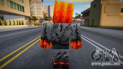 Minecraft Skin HD v28 para GTA San Andreas