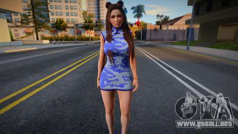 Mai Shiranui Qipao Dress 1 para GTA San Andreas