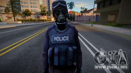 SWAT en una máscara de gas para GTA San Andreas