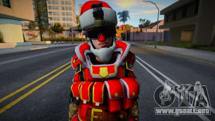 War Face New year Skin v7 para GTA San Andreas