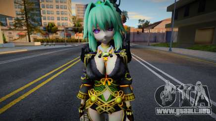 Green Heart Neptunia x Senran Kagura Ninja Wars para GTA San Andreas