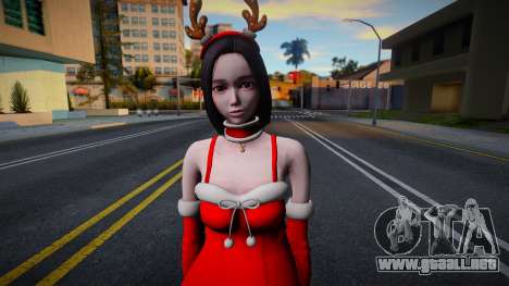 Mujer en navidad 2 para GTA San Andreas