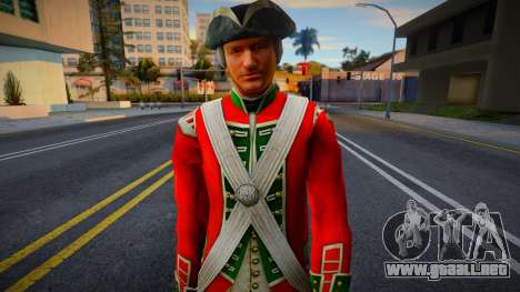 Marines ingleses (siglo 18) v1 para GTA San Andreas