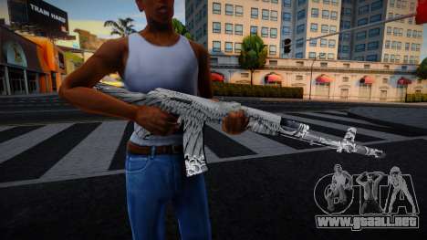 Gun Black Angel - AK47 para GTA San Andreas