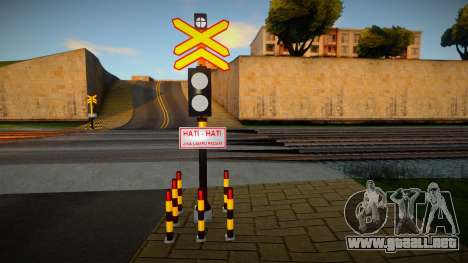 Indonesian Wantech Railroad Crossing v13 para GTA San Andreas