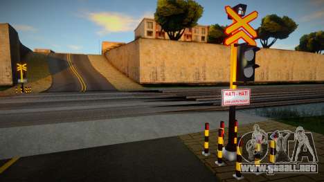 Indonesian Wantech Railroad Crossing v13 para GTA San Andreas