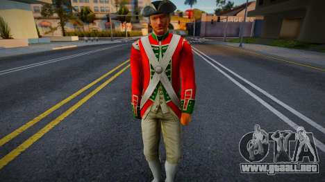 Marines ingleses (siglo 18) v1 para GTA San Andreas