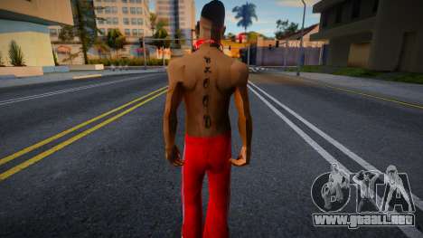 Bloods Skin 1 para GTA San Andreas