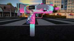 Gun Neon Racer - Uzi para GTA San Andreas