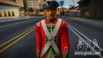 Marines ingleses (siglo 18) v9 para GTA San Andreas