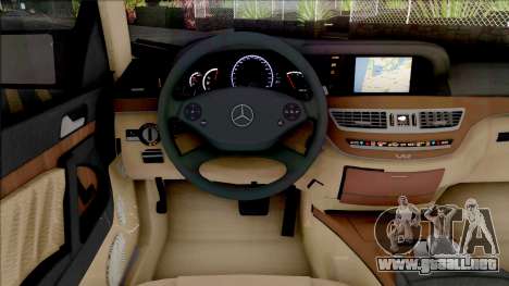 Mercedes-Benz W140 S600 (W221 Instrument Panel) para GTA San Andreas