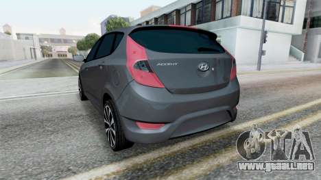 Hyundai Accent 5-door (RB) 2015 para GTA San Andreas