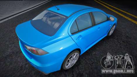 Mitsubishi Lancer X (CCD) para GTA San Andreas