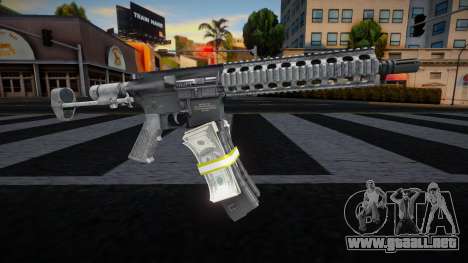 Money Gun - M4 para GTA San Andreas