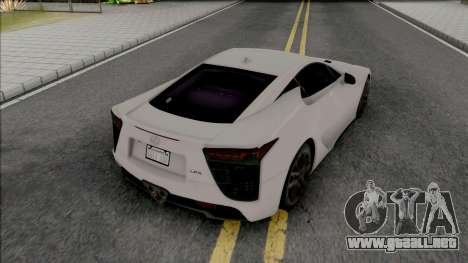 Lexus LFA 2011 para GTA San Andreas