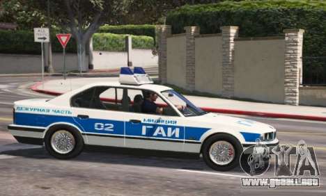 BMW 535I (1989-1996) E34 - Policía URSS