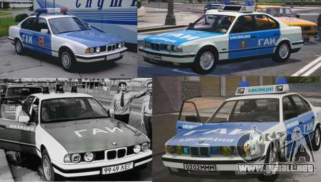 BMW 535I (1989-1996) E34 - Policía URSS