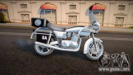 Police bike from GTA SA DE para GTA San Andreas