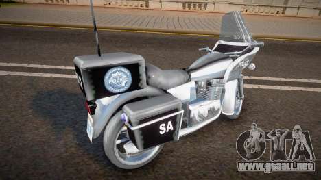 Police bike from GTA SA DE para GTA San Andreas