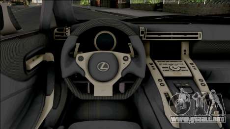 Lexus LFA 2011 para GTA San Andreas