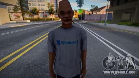 Old man Windows 11 T-shirt para GTA San Andreas