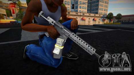 Money Gun - M4 para GTA San Andreas