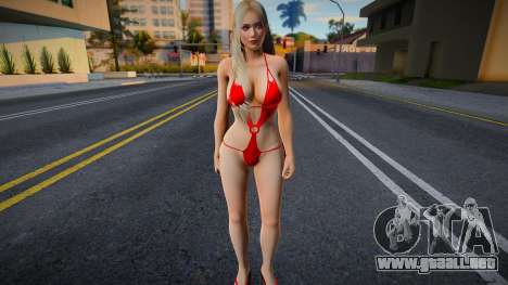 Helena Red Bikini para GTA San Andreas