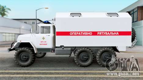 ZIL-131 Servicio operativo-ratuvalna para GTA San Andreas