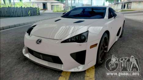 Lexus LFA 2011 para GTA San Andreas