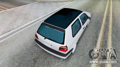 Volkswagen Golf 3D exterior para GTA San Andreas
