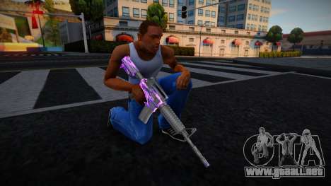 Colored M4 para GTA San Andreas