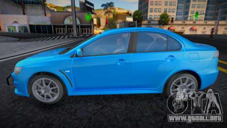 Mitsubishi Lancer X (CCD) para GTA San Andreas