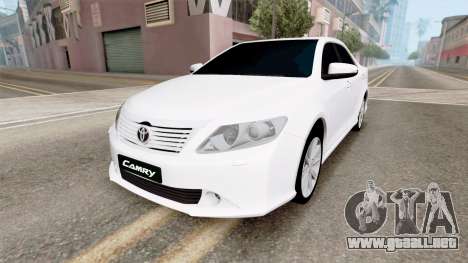 Toyota Camry (XV50) 2011 para GTA San Andreas