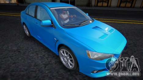 Mitsubishi Lancer X (CCD) para GTA San Andreas