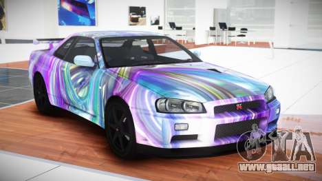 Nissan Skyline R34 ZT-X S9 para GTA 4