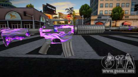 Colored M4 para GTA San Andreas