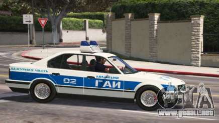 BMW 535I (1989-1996) E34 - Policía URSS para GTA 5