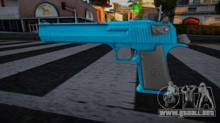 Blue Desert Eagle para GTA San Andreas