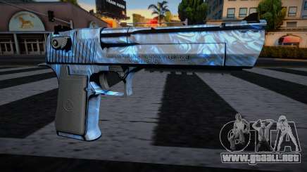 Blue Gun Desert Eagle para GTA San Andreas