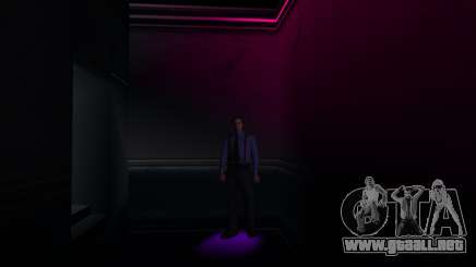 La retroiluminación de neón de Tommy para GTA Vice City