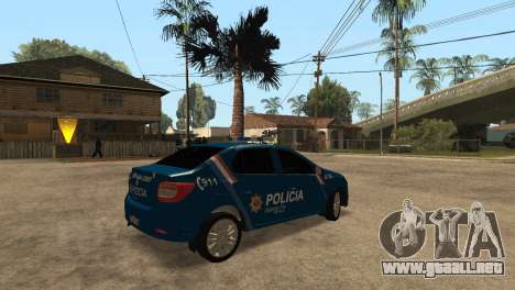 Renault Logan Policia de Santa Fe para GTA San Andreas
