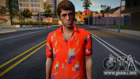 Scarface - Tony Montana Casual V2 Hawai Shirt 2 para GTA San Andreas